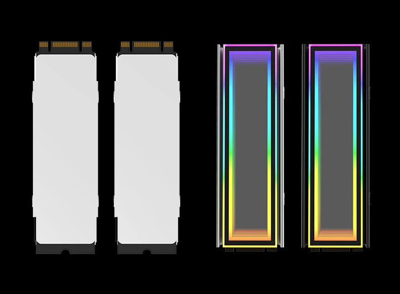 5V ARGB Sync Computer 2280 SSD M2 Radiator PC RGB M.2 Nvme Cooler Heatsink Endless Abyss Effect
