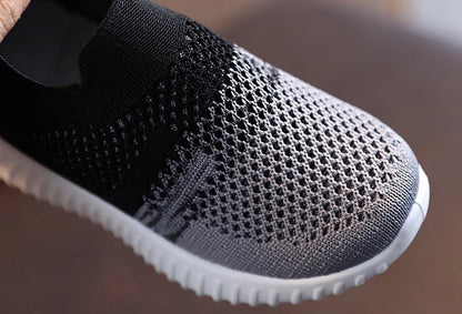 Children Running Sneakers Boys Kids Shoes Mesh Breathable Anti-Slip Walking Patchwork Tenis Toddler Soft Soled Girls Shoes