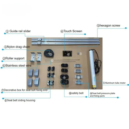 Caravan 12V/24V/220V Adjustable Bed Lift System Aluminum, RV Campervan Bed Lift, Motorhome Accessories, Customisable Dimensions