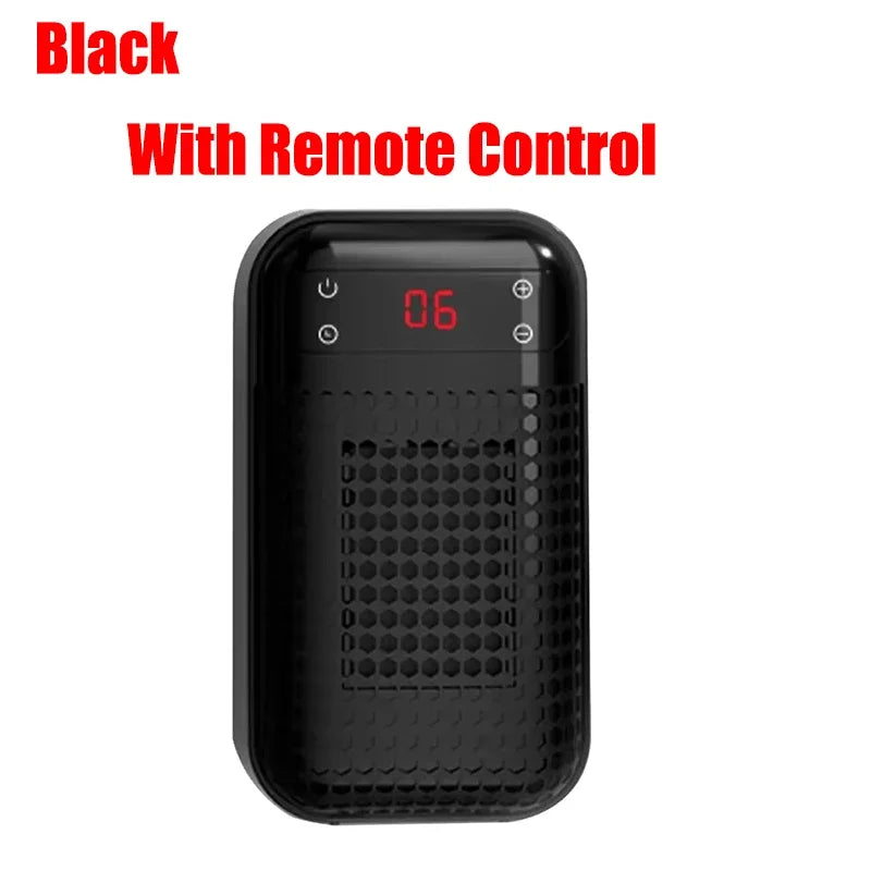 Wall Outlet Heater Plug-in Portable Household Electric Warmer Small Bathroom Heating Fans Home Heater with Remote Control