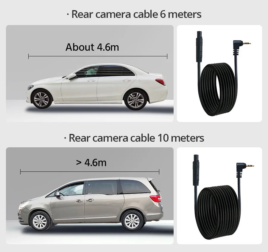 10 Inch Car DVR Car Touch Screen Video Recorder Dual 1080P Rearview Mirror Front and Rear HD Night Vision Camera Mirror