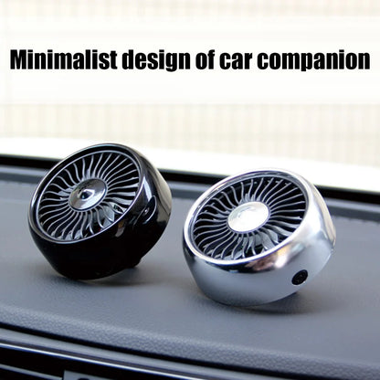 EAFC Car Fan USB Powered Electric Car Cooling Fan Portable 3 Speeds Strong Airflow Air Circulation Fan for Car Van Truck SUV