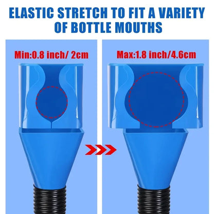 Car Refueling Funnel Gasoline Foldable Engine Oil Funnel Tool Plastic Funnel Car Motorcycle Refueling Tool Auto Accessories
