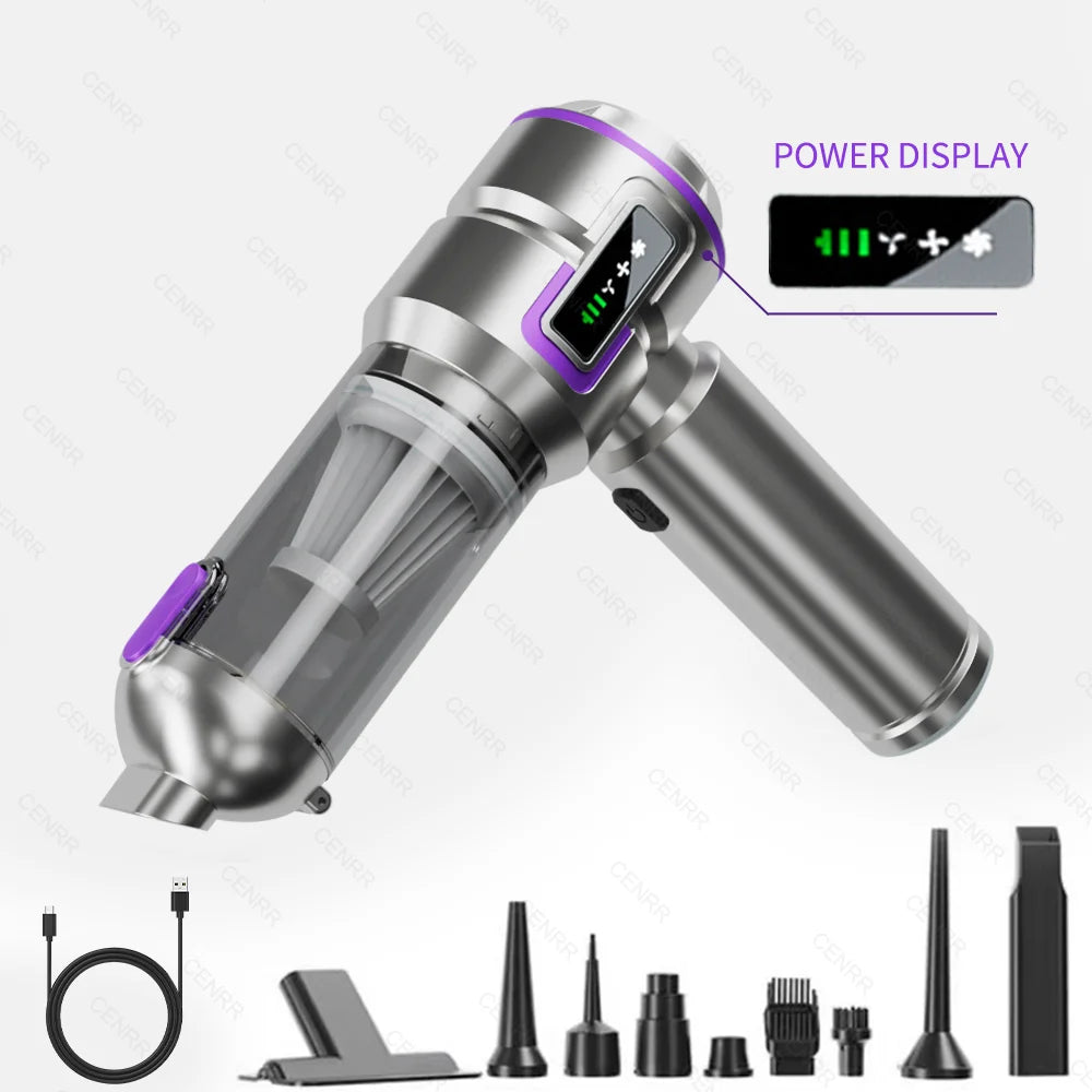 Car Vacuum Cleaner Mini Powerful 998000PA Portable Home Appliance Handheld Blower  Vacuum Cleaner for Car Cleaner