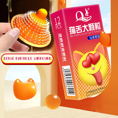 12PCS Men's Condoms Sex Toys lubricante Penis Sleeve Sex Products Vaginal Stimulation Ultra Thin Spike Condoms Adult Supplies