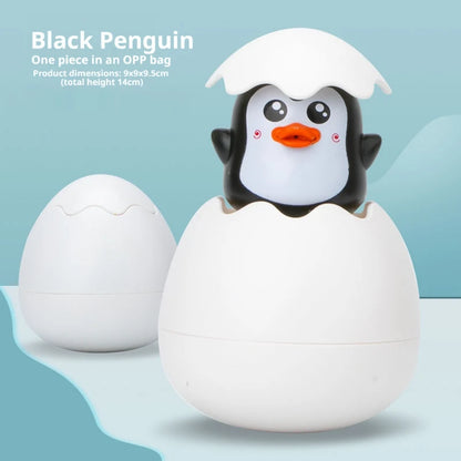 Baby Bathing Toy Kids Cute Duck Penguin Dinosaur Egg Water Spray Sprinkler Bathroom Sprinkling Shower Swimming Water Toys Gifts