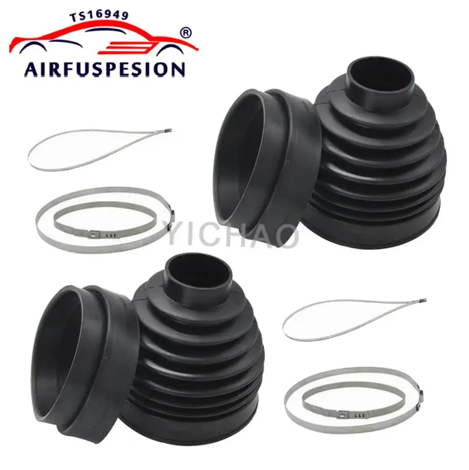 2 Sets Front Air Shock Absorber Rubber Dust Cover For LR3 LR4 Discovery 3 4 Range Rover Sport RBG500010 RNB501580 2005-2013