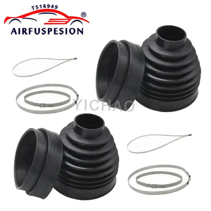2 Sets Front Air Shock Absorber Rubber Dust Cover For LR3 LR4 Discovery 3 4 Range Rover Sport RBG500010 RNB501580 2005-2013