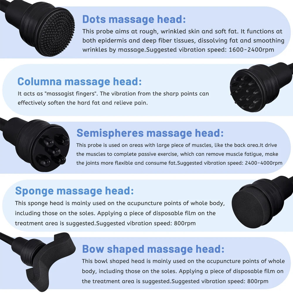 G5 Vibrating Body Slimming Machine High Frequency Cellulite Reduce Shaping Massager Weight Loss Massager Beauty Device