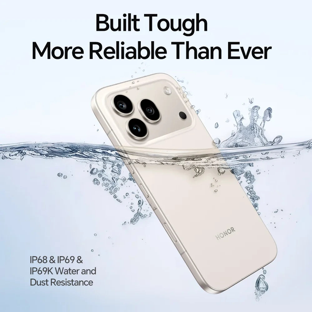 HONOR 600 Pro 5G Smartphone Snapdragon 8 Elite 200MP AI Ultra Night 6400mAh 80W Supercharge 50W Wireless 6.57"AMOLED AI Button