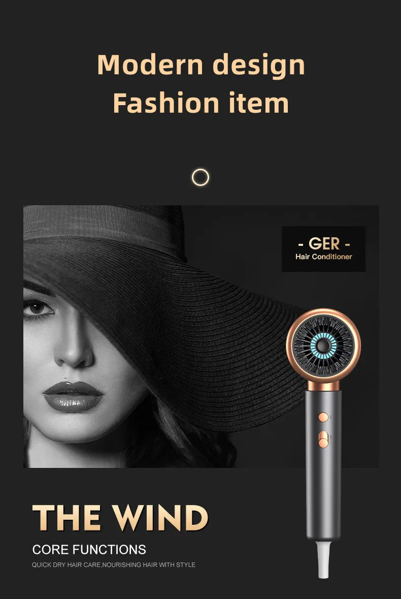 Hot Selling Professional Hair Dryer Negative Ion High Power Blue Light Foldable Electric Hair Dryer Salon Hair Tools Home