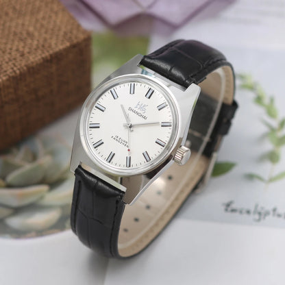 Shanghai Watch Vintage Collector Timepiece Gift for Gentlemen Wholesale Drop Shipping  Men's Manual Mechanical Watches