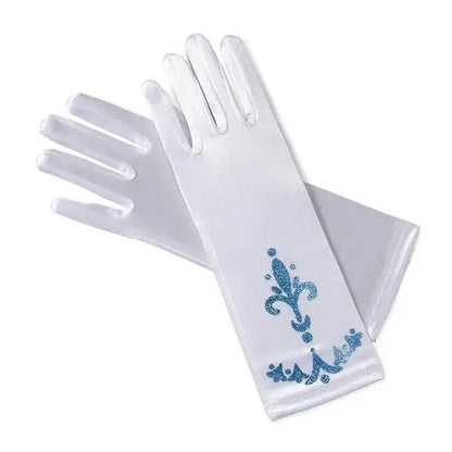 Elsa Princess Accessories Gloves Wand Crown Jewelry Set Elsa Wig Necklace Braid Girls Cosplay Snow Queen Dress Clothing Dress UP