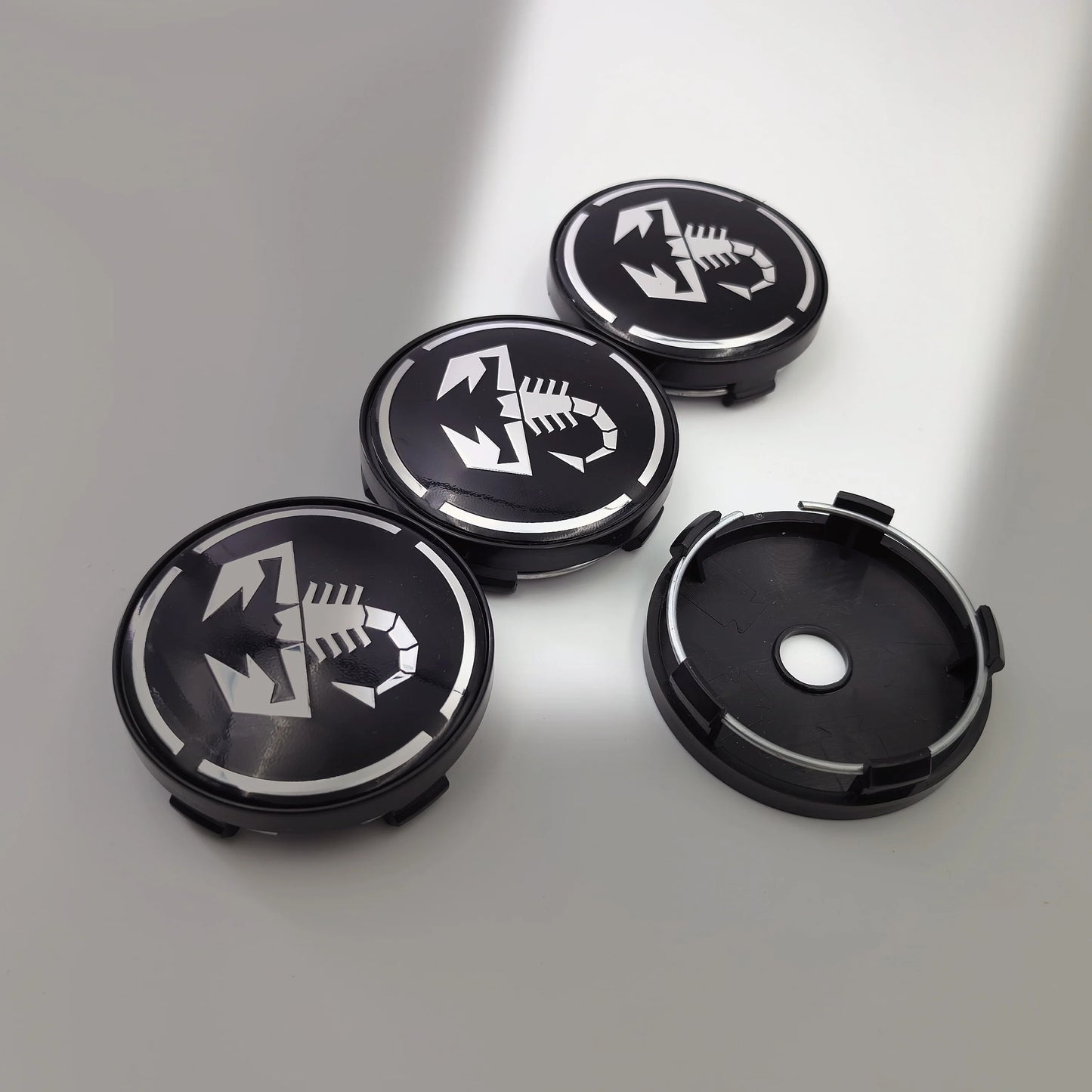 4pcs Fiat 500 Abarth Lancia Car Wheel Center Hub Cap Car Wheel Center Caps Hubcap Cover 60mm
