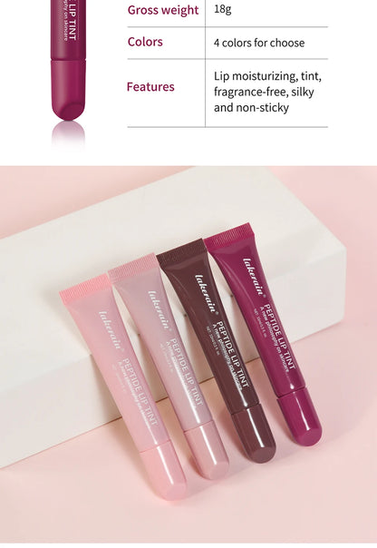 4pcs /set Moisturizing Lip Glaze Mirror Glass Long Lasting Lip Gloss Liquid Lipstick Makeup Glossy Lip Care Cosmetic