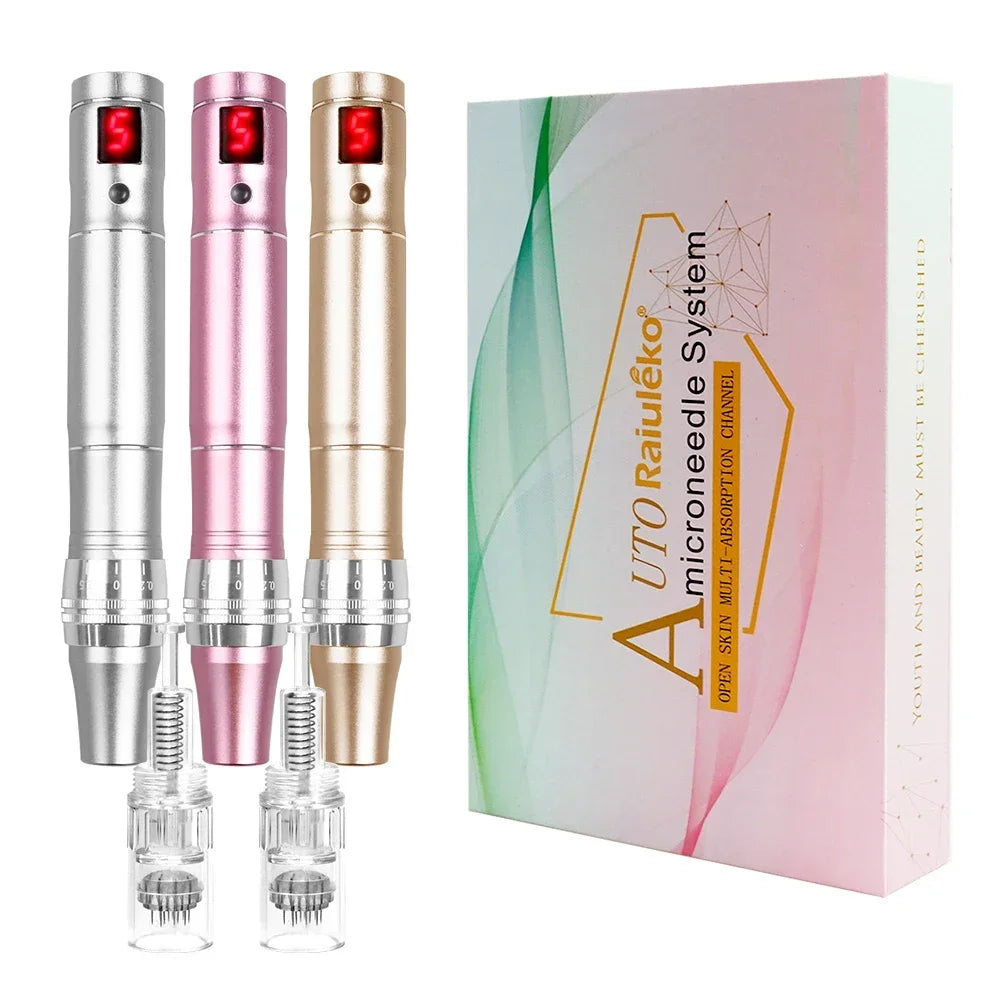 Ultima Dr.imp Pen Wireless Derma Rolling Dermapen Microneedling Cartridge Mesotherapy Auto Micro Needles Exfoliate Shrink Pores