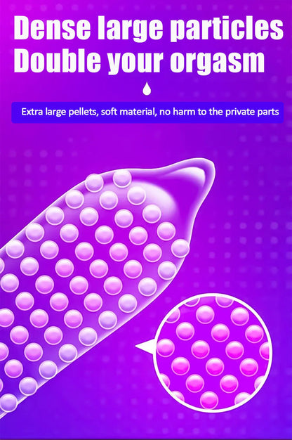 12pcs Condom Vaginal Massage Sex Toy for Adult Men G-spot Dotted Safety Penis Sleeves Stimulation Sex Product Sexual Goods