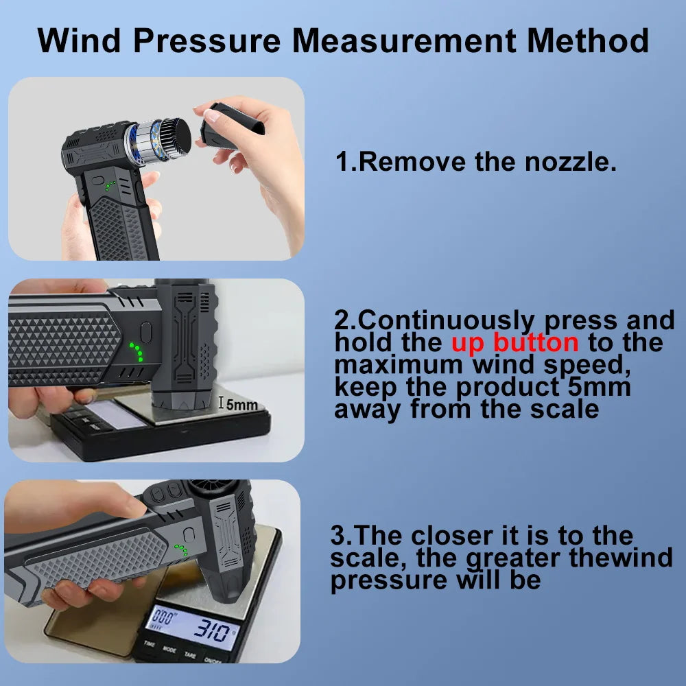 Blower Car Vacuum Cleaner Turbo Fan Violent Jet Fan Cleaning Blowing Tools Auto Dust Collector Portable Air Duster Hair Dryer