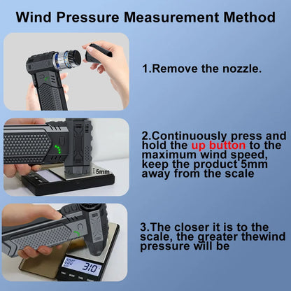 Blower Car Vacuum Cleaner Turbo Fan Violent Jet Fan Cleaning Blowing Tools Auto Dust Collector Portable Air Duster Hair Dryer