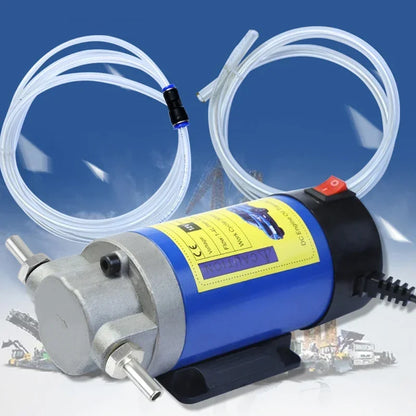 12V/24V Portable Electric Oil Transfer Pump - 1-4L/min Fuel/Diesel Extractor for Car, Boat, Motor - Auto Shutoff Siphon Tool