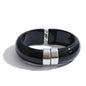 Yhpup 66mm Green Pink Brown Purple Acrylic Thick Bracelet Bangle for Women Stainless Steel Arrivals 2025 Wrist Jewelry Gift