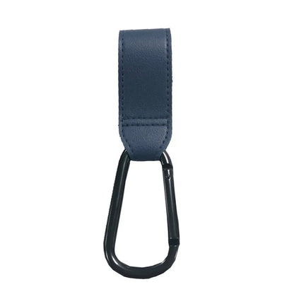1/2pcs PU Leather Baby Bag Stroller Hook Pram Cart Organizer 360 Degree Rotatable Hook High-quality Crochet Stroller Accessories
