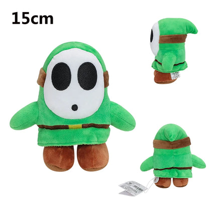 Cartoon Plush Toy Bullet Bill Shy Guy Waluigi Wario Donkey Kong King Boo Spiny Dry Bones Anime Stuffed Doll Peluche Toys Gift