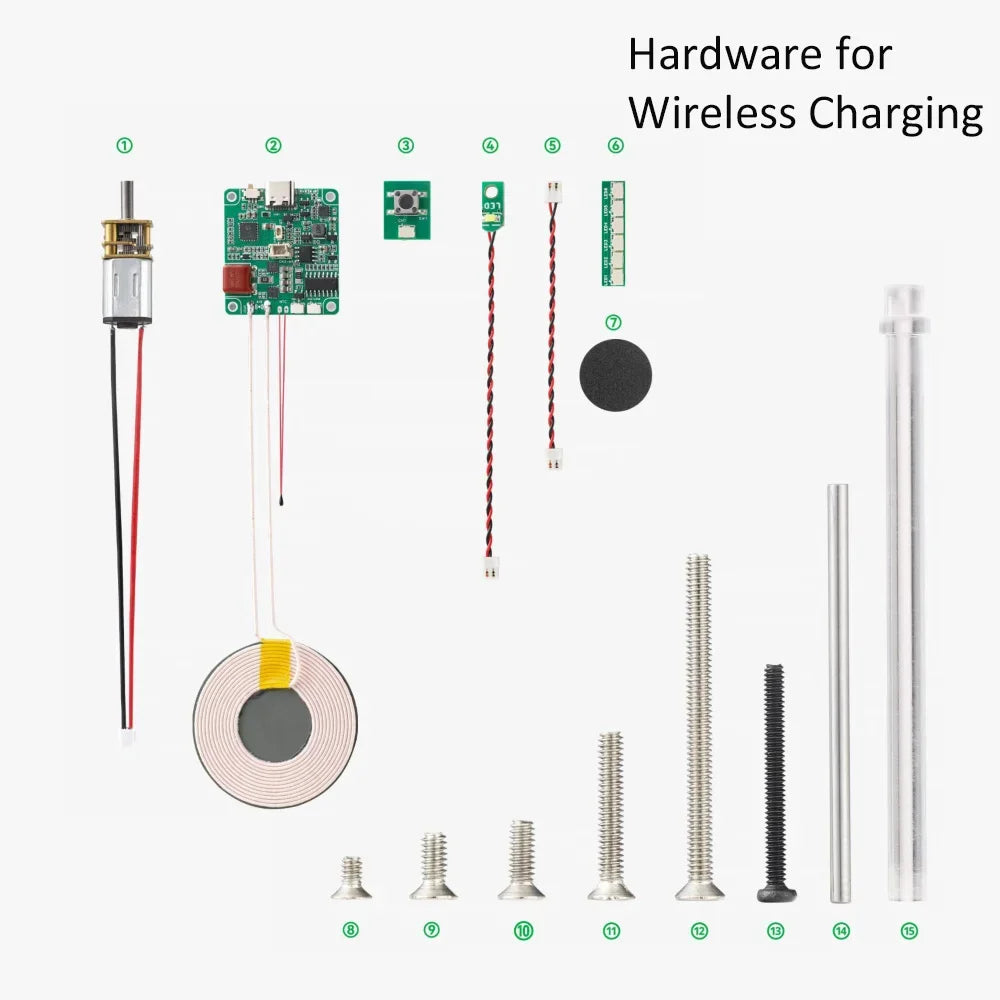 For Bambu Lab 3D Printing DIY Creative Model Computer Wireless Mouse Aviation Model Engine LED Light Kit 001 3D Printer Par