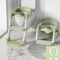 Kids Toilet Step Stool Potty Training Seat with Ladder Boys Girls Baby Toilet Seat Adjustable Step-on Stool for Adult Toilet