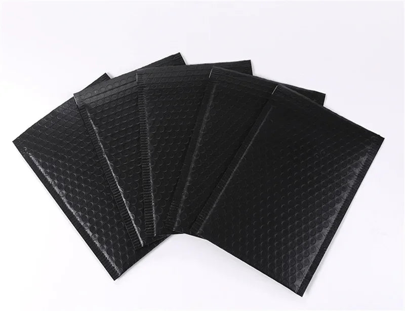 50/100 Pcs Black Bubble Packaging Envelope Mailing Envelopes Mailer Poly Envelope for Shipping Self Seal Bubble Bags Padding