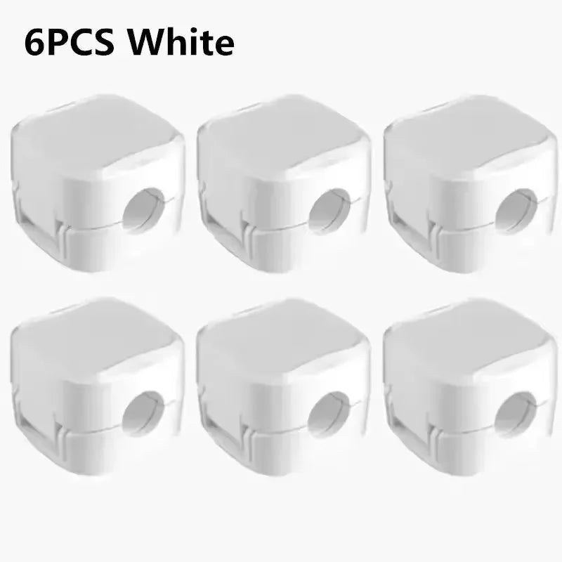 Magnetic Cable Clip Winder Holder Adhesive Wire Keeper Cord Cable Organizer USB Charging Cables Winder for Office Desktop Home