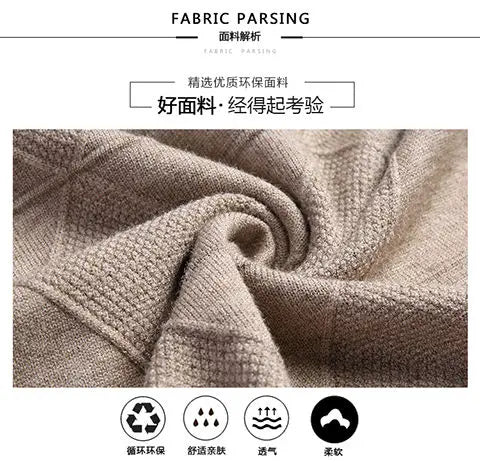 Autumn Winter New Men V-neck Pullover Sweaters Plaid Casual Korean Clothing Tees Fashion Slim Long Sleeve Bottoming Knitted Tops