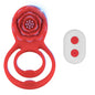 Male Penisring Delay Ejaculation Rose Lock Ring Vibrator G Spot Nipple Clitoral Stimulator for Women Sex Toys for Couple 18+