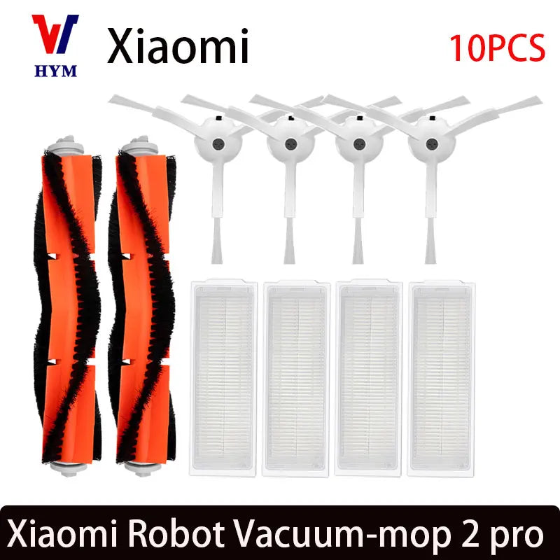 For Xiaomi Mi Robot Vacuum-Mop 2 Pro/Lite MJST1SHW MJSTL Hepa Filter Mop Cloth Main Side Brush Mijia Vacuum Cleaner Accessories