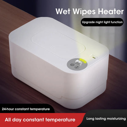 Portable USB Multifunction Baby Wipe Warmer Heater with LED Display for Home and Car Wet Towel Dispenser Heating Box