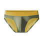 Men's ice silk seamless underwear men breathable briefs summer thin boys sports low waist sexy short shorts head