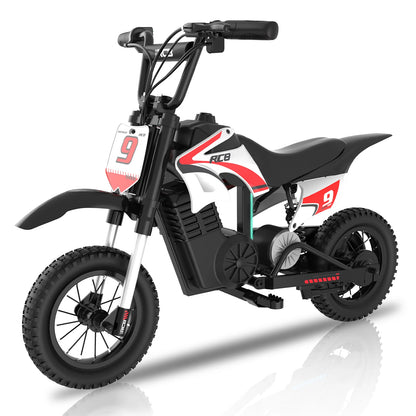 RCB KIDS Kids Electric Motorcycle R9X PRO 350W 36V Ride-On Toy, 3 Speed 25km/h, 16km Range, LED Light, Rechargeable, 6+, Max 80kg