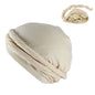 2022 New Elastic Men's Turban Hat Satin Lining Stretchy Men Bandana Indian Cap Fashion Male Hip Hop Caps Headband Biker Headwrap