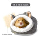 Hamster Cage Soft Warm Bed Pet Rat Hammock Pig Squirrel Winter House Velvet Nest Sleeping Warm Bed Small Pet Items