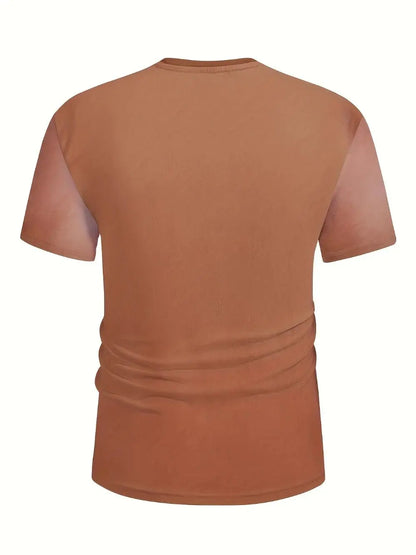 2025 New Men's 3D Printed Muscle Pattern T-shirt Retro Street Men's Short-sleeved Light And Breathable Y2k T-shirt Men's Top