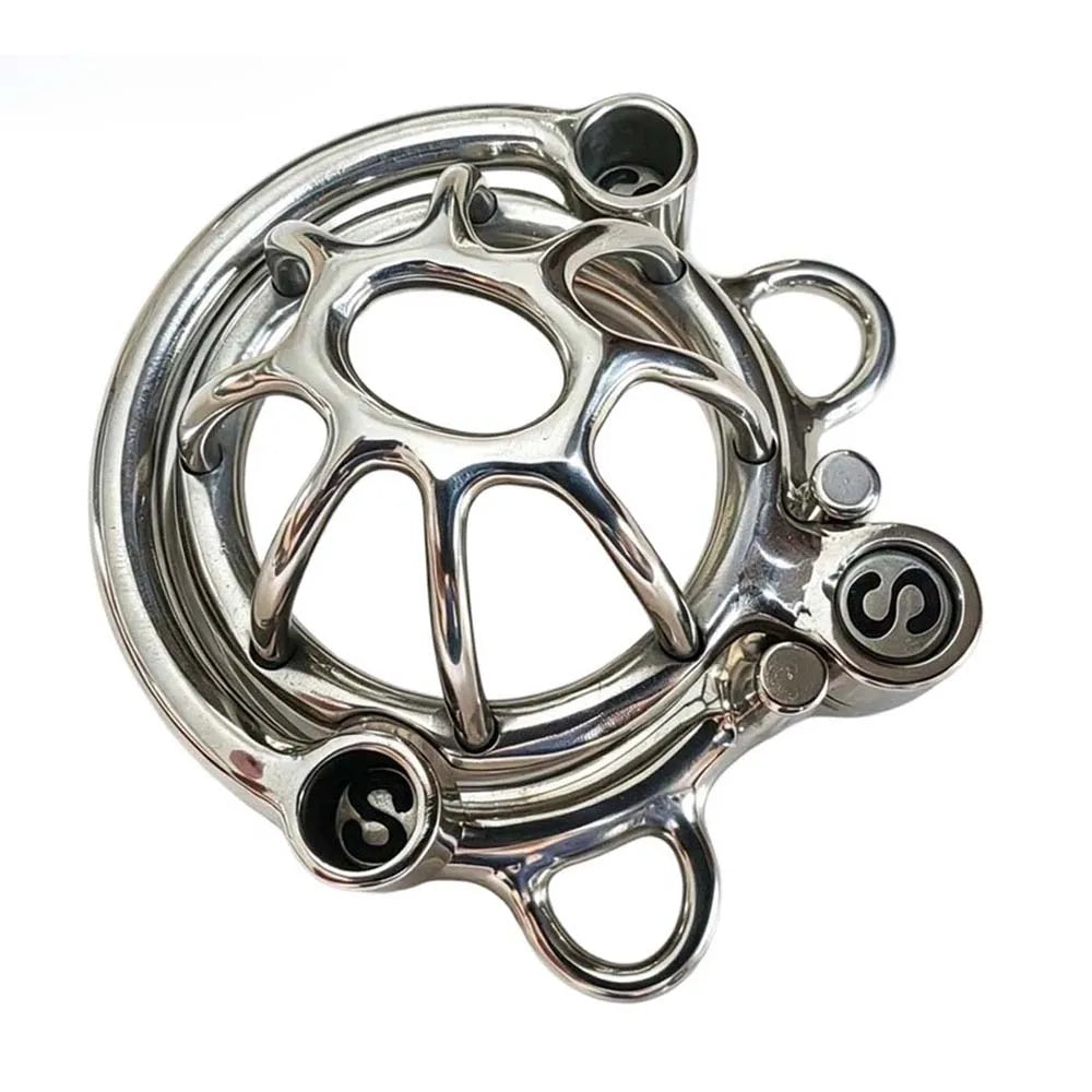 Custom Titanium Chastity Cage With Anti Slip Hoop Chastity Band S Scew Metal Chastity Device BDSM Bondage Anti Escape Cock Lock