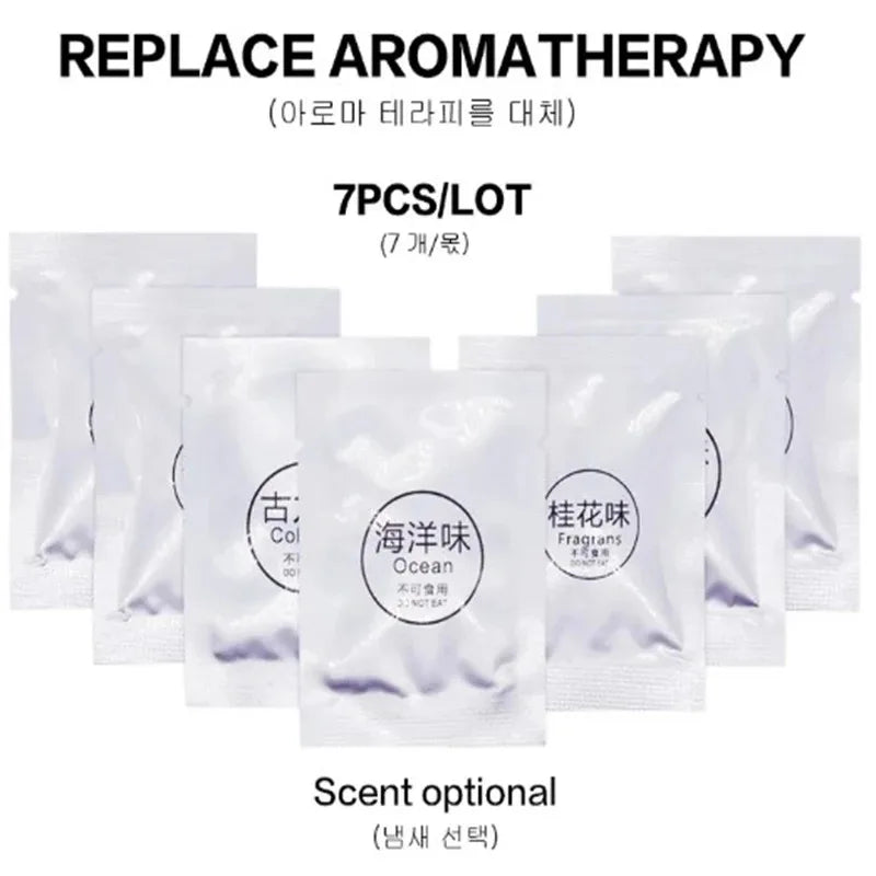 50/40/30/20/10pcs Car Air Freshener Supplement 7 Pcs/Lot Solid Car Perfume Car Air Conditioner Vent Auto Ocean Refill Air Outle