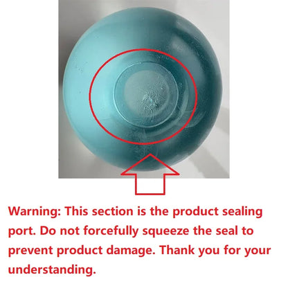 Blue Maltose Squishy Toys Anti Stress Sensory Fidgets Toy Soft Simulated Transparent Blue Maltose Slow-rebound Decompression Toy