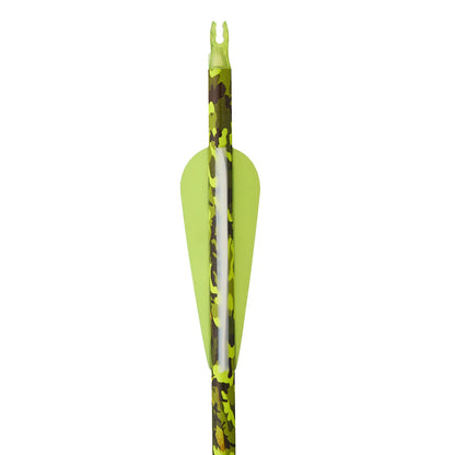 Toparchery 31.5Inch Mixed Carbon Arrows ID 6.2mm Plastic Feather Outdoor Target Hunting and Shooting