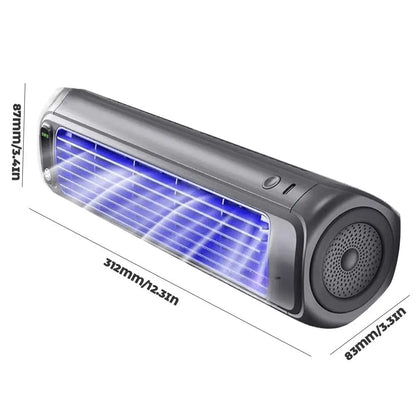 Multifunction Wall-mounted Refrigeration Electric Fan Dormitory Kitchen Toilet Punch-free Cooling Fan Silent Household Small Fan