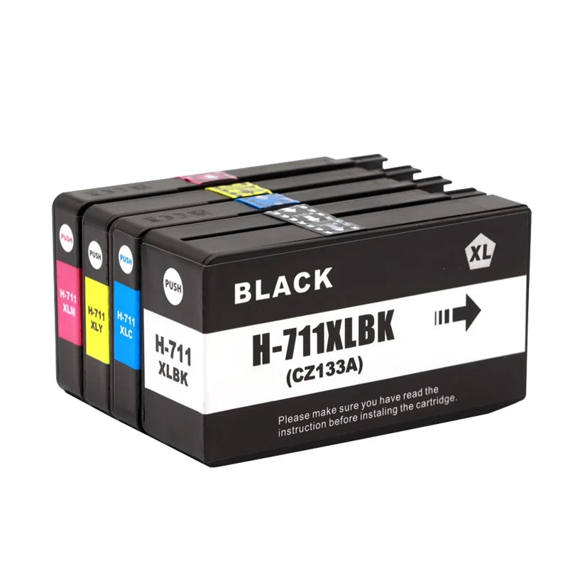 Compatible Ink Cartridge For HP 711 711XL For HP711 Replacement Ink Cartridge For HP DesignJet T520 T120 T530 T130Inkjet Printer