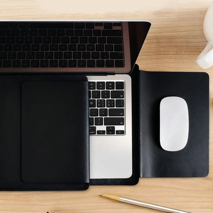 14-16 inch PU Leather Laptop Sleeve Bag Protective Case Cover Laptop Sleeve Case for MacBook Air 15 2023-2025 Pro 16 2021-2024