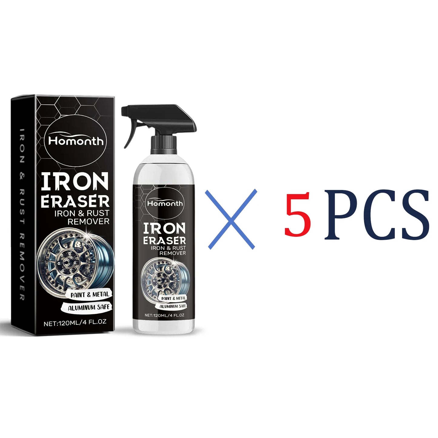 Universal Vehicle Rust Treatment Spray Dissolve Old Rust Prevent Re-rust Ideal For Car Detailing Garage Home Metal Cleaning Work