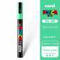 1pcs Japan UNI POSCA Markers PC-1M/3M/5M Acrylic Graffiti Pen Waterproof DIY Stackable Color Art Painting School Supplies