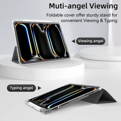 For 2024 iPad Air 6 Case iPad Air 5  6 11 iPad Pro 11 12.9 13 10 Gen 10.2 9th 8th 7th 9.7 6th 5th Mini 7 6 Case With Pen Holder